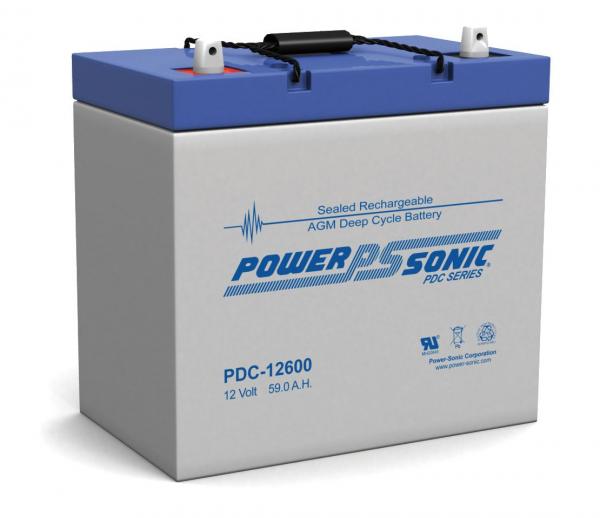 Power-Sonic Deep Cycle 12V 60AH