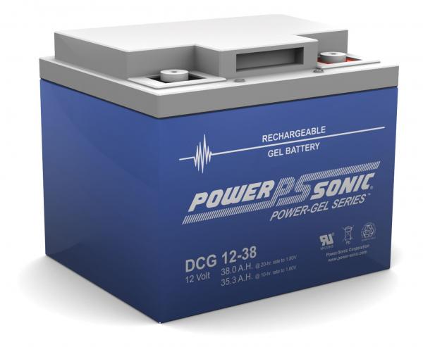 Power-Sonic Deep Cycle Gel 12V 38AH