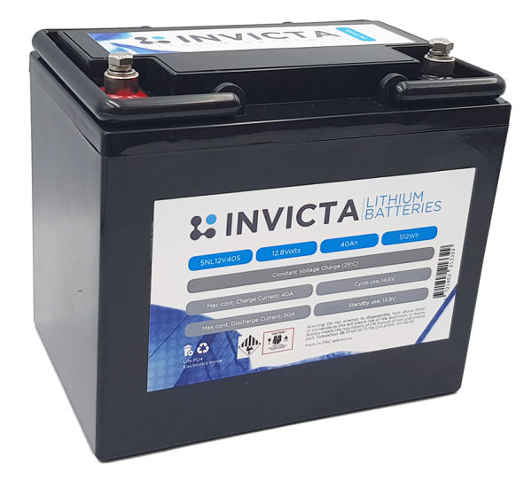 InvictaLithium 12V 40AH 4 Series Functionality